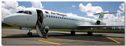 Air Niugini Flight Schedule Online 