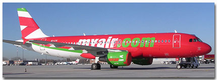 MyAir Airlines Cheap Flights tickets