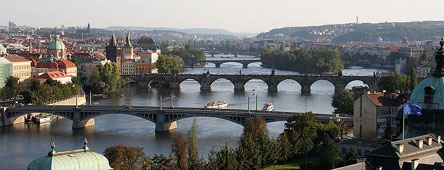Vltava River Bridges in Prague