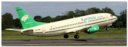 Karinou Airlines Low Airfare Flight 